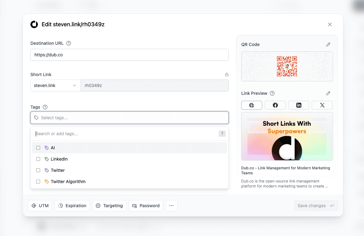 Using labels to organize pages in Social Forge